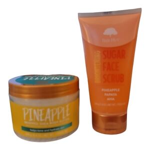 Tree Hut Brightening Sugar Face Scrub - and Pineapple‎ Body Butter!